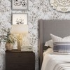 Naphite Floral Wallpaper Peel and Stick Wallpaper for Bedroom Grey
