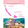 Snorkel Set Children's Diving Goggles Dry Snorkel Set (Pink)