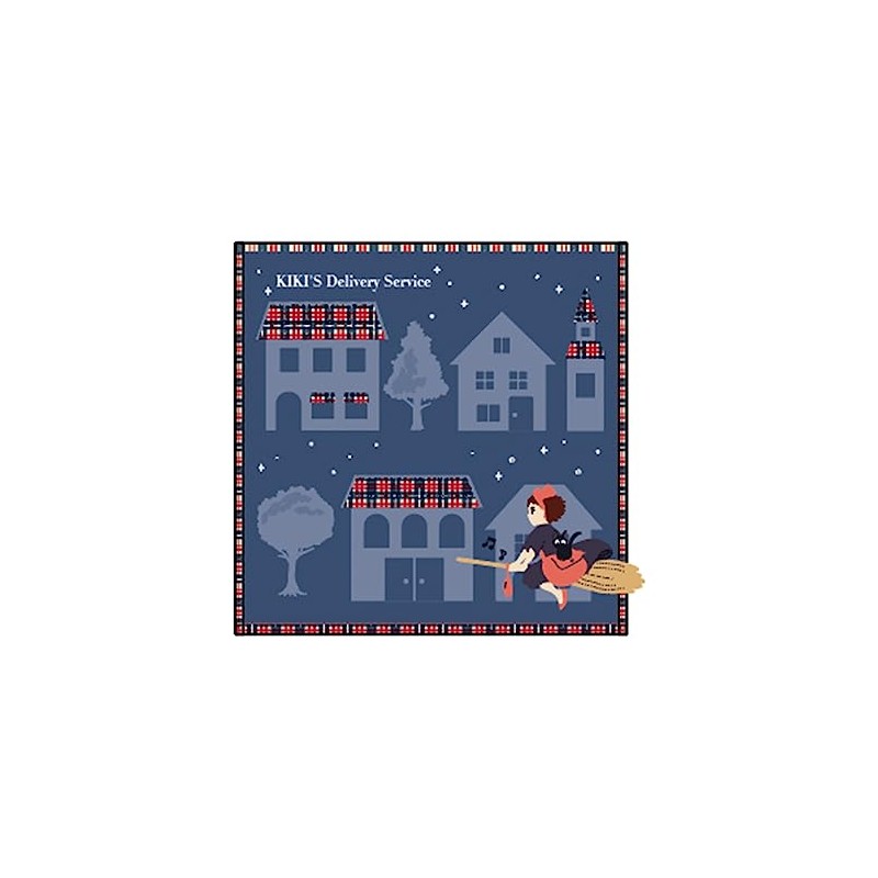 Marushin 1005049200 Mini Towel, Ghibli, Kiki's Delivery Service, Traveling Night,