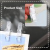 KIMOBER 1.37Inch Transparent Plastic Clear Clips,Craft Clothespins Binder Clips Peg