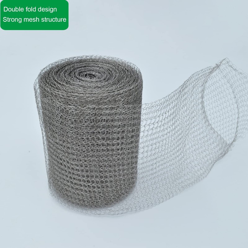 YAGJIA Wire Mesh 5" x 50FT, 304 Stainless Steel Mesh,