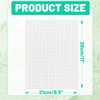 6 Pcs 14 Count White Plastic Mesh Canvas Sheets, 11x8.2