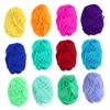 SHINEOFI 12Pcs Handmade DIY Knitting Woolen Yarn Soft and Smooth