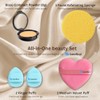 Kit de maquillaje y exfoliación – Polvo compacto Bissú +