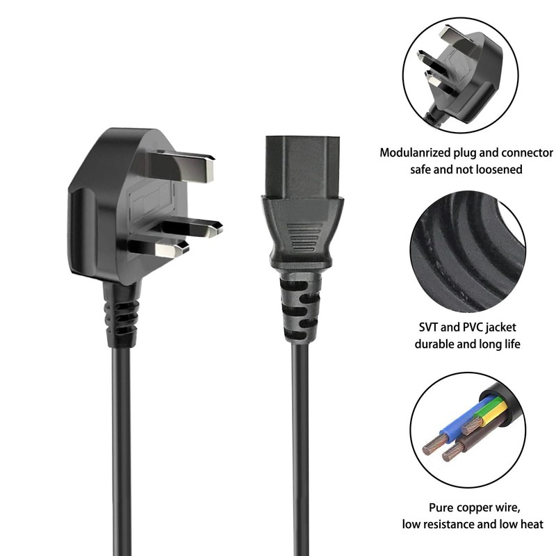 3 pin Power Cable Replacement for Marantz CD6007 CD Player,NR1510