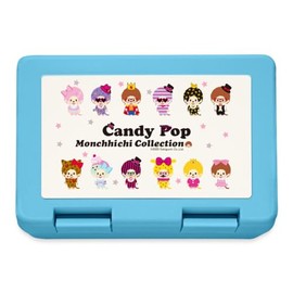 Spreadshirt Monchhichi Collection Candy Pop Lunch Box, One Size, Sapphire Blue