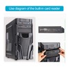 5.25 Inch Internal Card Reader, Multifunctional Internal Card Reader Dashboard