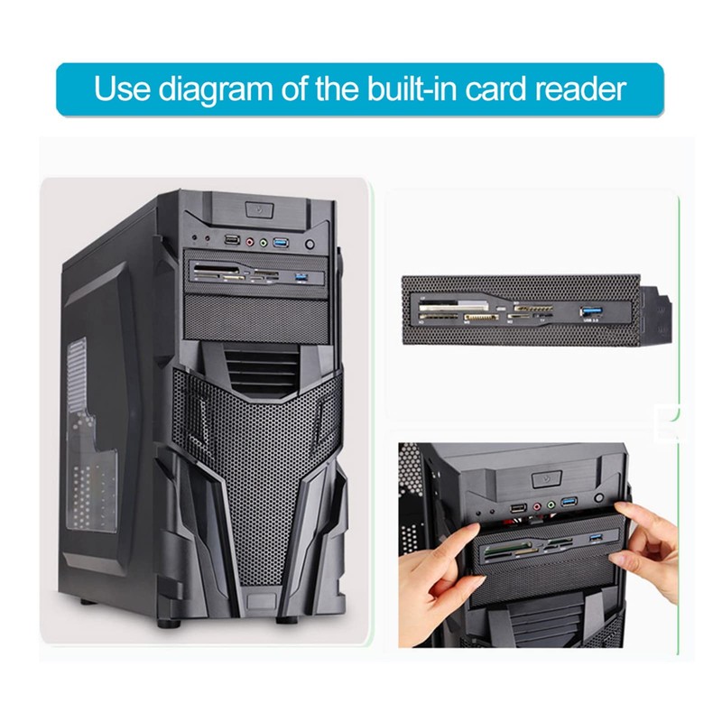 5.25 Inch Internal Card Reader, Multifunctional Internal Card Reader Dashboard