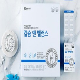 Jongkundang Health 칼슘 앤 밸런스 600mg x 60정 1개월분 Calcium & Balance 600mg x 60 Tablets 1 Month Supply
