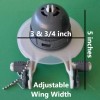 NUFLUSH Adjustable Flapper, 3-Inch, Fits most 3 inch. Flush Valve