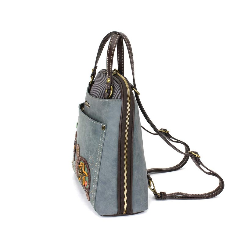 CHALA Convertible Backpack Purse - Women Convertible Shoulder Purse with