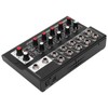 Portable Multifunctional FiveChannel Stereo Audio Sound Mixer Compact