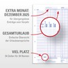 Yohmoe Employee Holiday Planner 2026 Foldable, Folded Format 975 x