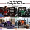 Cheer Duffel Bag Set with Makeup Bag & Bow Keychain,
