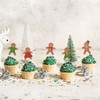 24 piezas de decoración para cupcakes de pan de jengibre