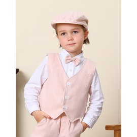 A&J DESIGN Baby Boy Driver Cap Toddler Irish Flat Scally Newsboy Hat Easter Pink 3-6 Months
