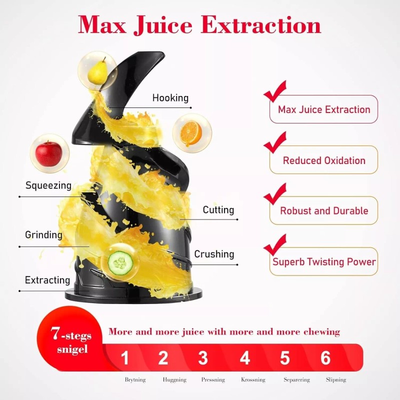 AmzChef Slow Masticating Juicer 3.3"-Inche Wide Feeding Chute juicer machines
