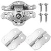 Isslly Small Jewelry Box Hardware, 2 Pcs Antique Hasp Latch