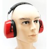BBS Red Safety Ear Muffs Noise Protection Adjustable