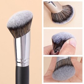 MAANGE 5 Piezas Brochas de Maquillaje Profesional con Caja Set de Brochas Maquillaje Esenciales para Base de Maquillaje Polvo Sombra de Ojos Sintético