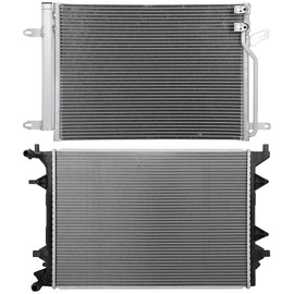 ROADFAR Aluminum Radiator Replacement 2011-2014 for Volkswagen for Jetta 2964 Plastic Radiator Auto Parts Complete radiator Radiator Engine Coolant Radiator Assembly Radiator