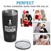 Fashion Designer Black Tumbler 20oz - When art meets fashion