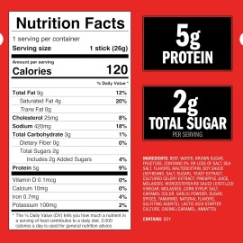 RIDGID Jack Link's Beef Sticks, Teriyaki Protein Snack, Meat Stick with 5g of Protein,