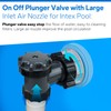 Pool Plunger Valve with 12355 Large Inlet Air Nozzle for