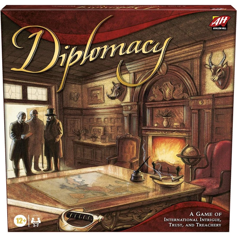 Hasbro Gaming Avalon Hill Diplomacy Cooperative Board Game, European Political