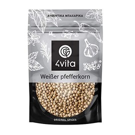 4Vita Whole White Dried Peppercorns 70g