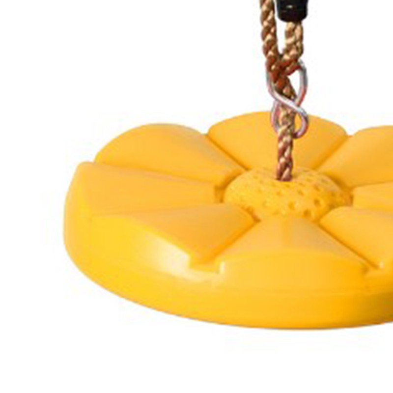 Heavy Duty Plastic Disc Tree Swing with PE Rope for