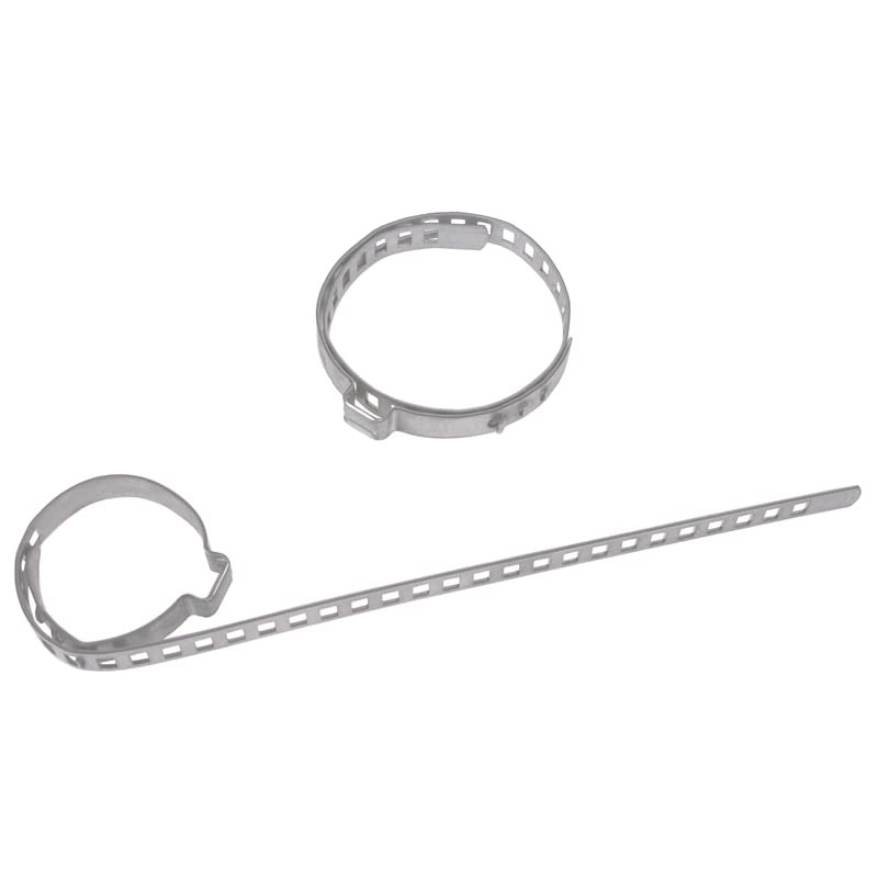TECPO Axle Boot Clamps Set, 12 Pieces, Hot-Dip Galvanised Clamping