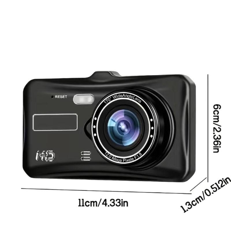 Touch Screen Dash Camera 1080p Dual cameras with loop recording