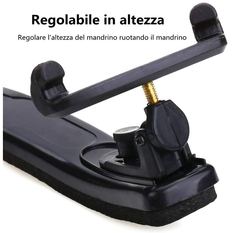 LATRAT Violin Shoulder Rest 3/4 and 4/4 Adjustable Backrest Violin
