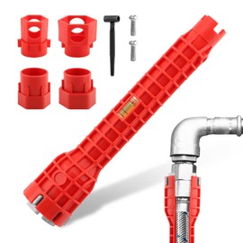 Saycker 14 in 1 Kitchen Faucet Sink Basin Wrench, Multi-functional Sink Wrench Faucet Installation Tools Basin Wrenches Pipe Installer for Bathrooms, Toilets, Sinks Plumbing