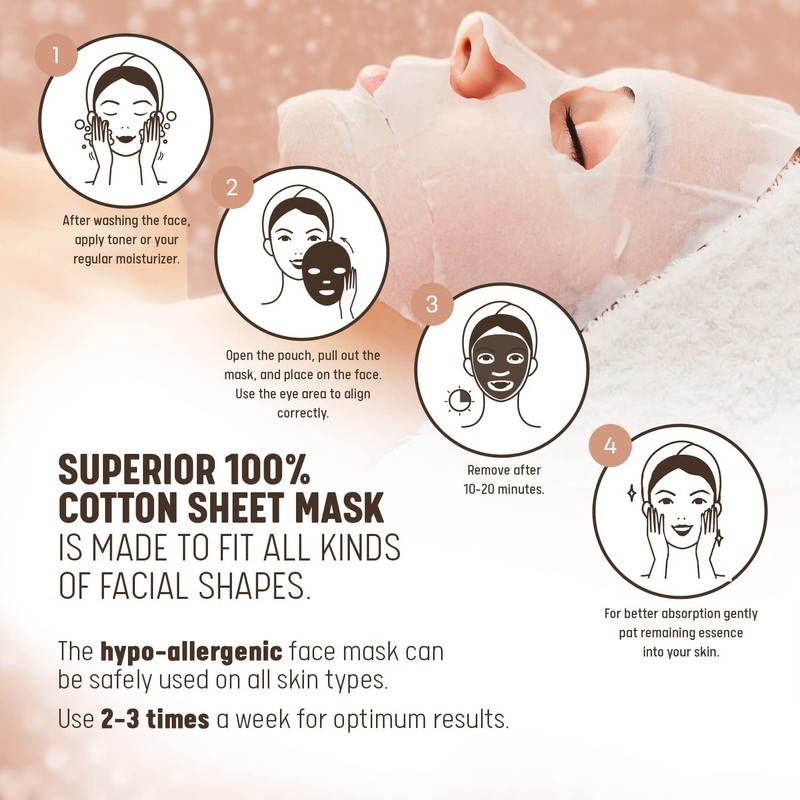 Mango Cloth Mask - Vitamins A & C for Shine