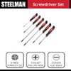STEELMAN 41776 de largo Phillips y cabeza plana juego de