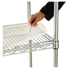 Alera - Shelf Liners For Wire Shelving, Clear Plastic, 48w x 24d, 4/Pack SW59SL4824 (DMi PK