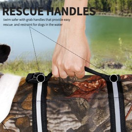 Camo Pet Life Preserver Jacket,Camouflage Dog Life Vest with Adjustable Buckles,Dog Safety Life Coat for Swimming, Boating, Hunting | (XS, S, M, L, XL) … (Camo Dog, XX-Large)