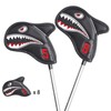 Craftsman Golf Iron Covers Shark Embroideried with 3D Fin 8pcs