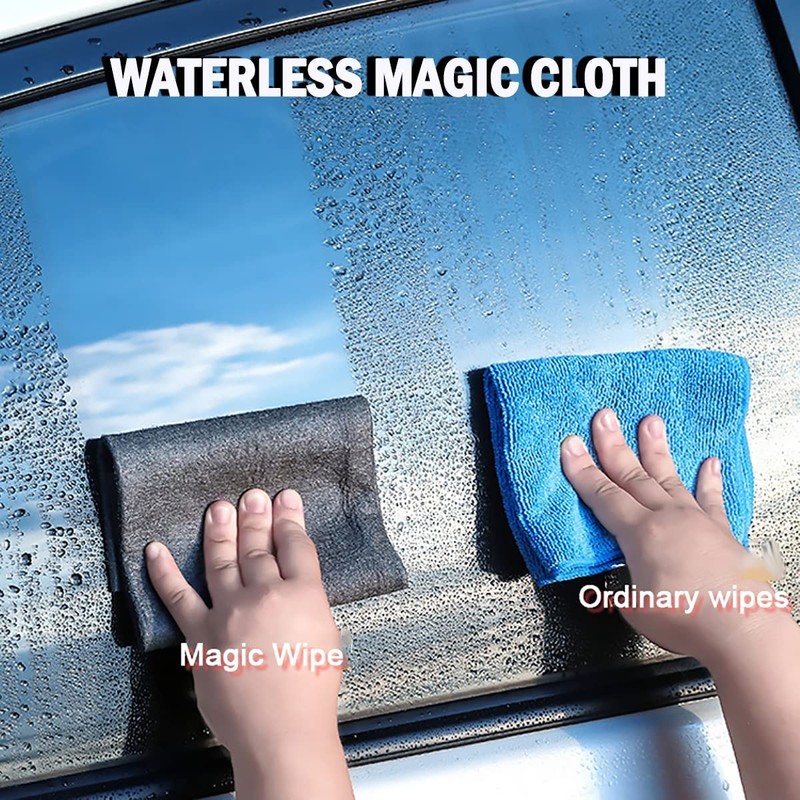 5pcs Thickened Magic Streak-Free Miracle Cleaning Cloth - Reusable Glass