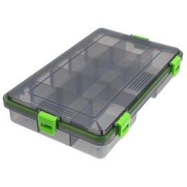 BESPORTBLE Fishing Tackle Storage Box with Compartments Durable Material for Organizing Baits and Accessories Lightweight Utility Case for Fishing Gear