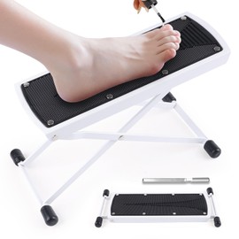 Pedicure Foot Rest, 6 Heights Adjustable Non-Slip Foot Stand for Pedicure, Foldable Pedicure Stool Tool for Easy at Home Pedicures, No More Bending or Stretching