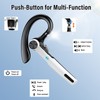 Bluetooth Headset, Wireless Headset with ENC Mic, 60H Talking Time