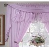 Today's Curtain Emelia Original Voile Scarf 216", Lilac, 45"W x