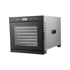 Dehydrator Machine,8 Trays Food Dehydrators Stainless Steel Commercial Dehydrators Dryer Adjustable Timer and Temperature Control Dryer Device for Fruit, Meat, Beef, Jerky, Herbs