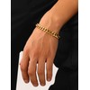 Gold Chain Bracelet for Men,Mens Cuban Link Chain Bracelet,Gold Mens