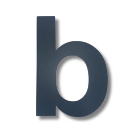 KTC-HOME - Premium House Number Anthracite Including Mounting Material - Powder Coated - Arial - 20 cm - RAL 7016 - Rustproof and Weatherproof House Number Plate - Various Colours