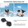 Binoculars Cover, 3 Pieces 42 mm Lens Cover, Rubber Dust