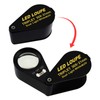Jewelry Loupe 30X with 6 LED & UV Light, Pocket
